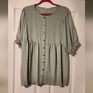 Elegant Gray Women's Top